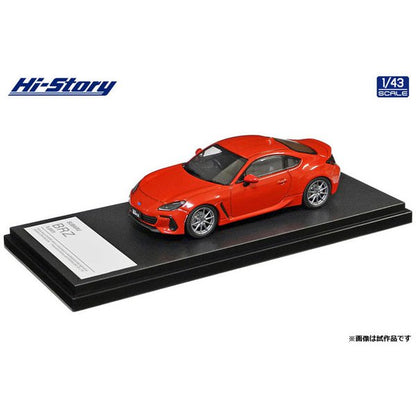 [ Back-order ] Hi-Story HS376RE 1:43 SUBARU BRZ S 2021 Ignition Red Diecast model car