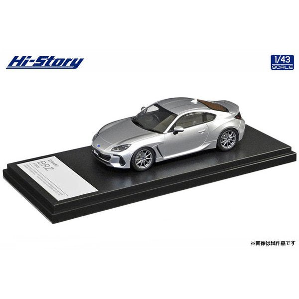 [ Back-order ] Hi-Story HS376SL 1:43 Subaru BRZ S 2021 Ice Silver Metallic Diecast model car
