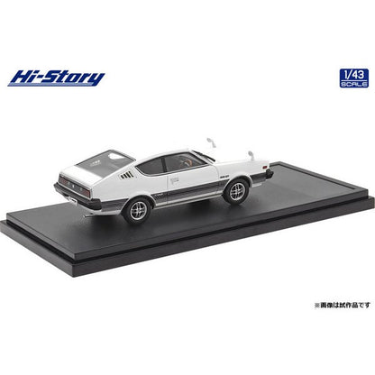 [Back-order] Hi-Story HS357WH 1:43 MITSUBISHI LANCER Celeste 2000GT 1979 White Resin