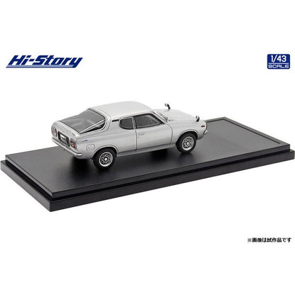 [Back-order] Hi-Story HS362SL 1:43 NISSAN Cherry F-II 1400 COUPE GX 1974 Silver Metallic Resin