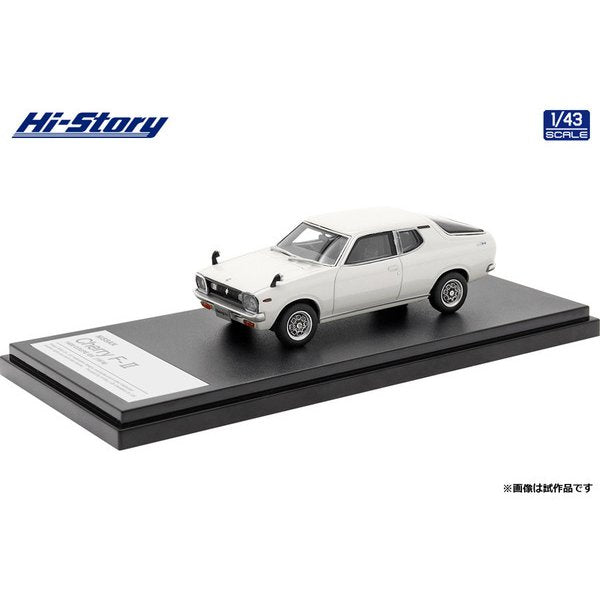 [Back-order] Hi-Story HS362WH 1:43 NISSAN Cherry F-II 1400 COUPE GX 1974 White Resin