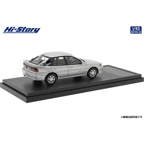 [Back-order] Hi-story HS372SL 1:43 MITSUBISHI LANCER GSR 4WD 1988 Grace Silver Resin