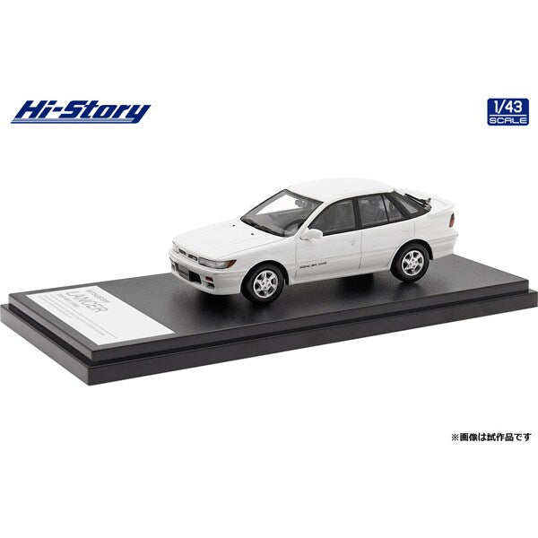 [Back-order] Hi-story HS372WH 1:43 MITSUBISHI LANCER GSR 4WD 1988 Sophia White Resin