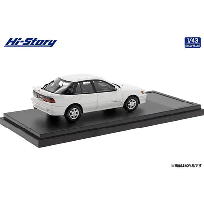 [Back-order] Hi-story HS372WH 1:43 MITSUBISHI LANCER GSR 4WD 1988 Sophia White Resin