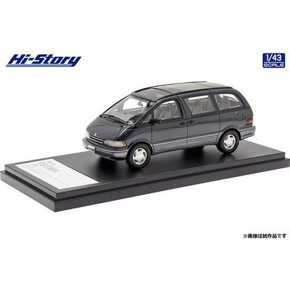 [Back-order] Hi-story HS374BL 1:43 Toyota ESTIMA 1990 Twilight Blue Toning G Resin