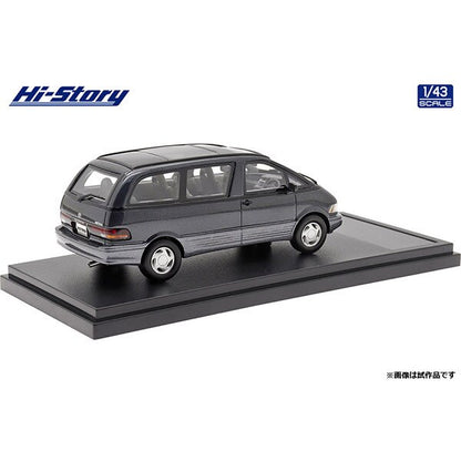 [Back-order] Hi-story HS374BL 1:43 Toyota ESTIMA 1990 Twilight Blue Toning G Resin