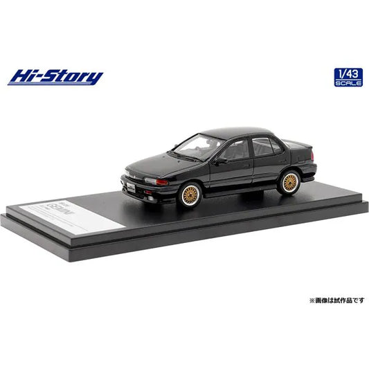 [Back-order] Hi-story HS375BK 1:43 ISUZU GEMINI ZZ 1990 Customized Ebony Black Resin