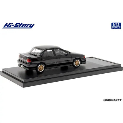 [Back-order] Hi-story HS375BK 1:43 ISUZU GEMINI ZZ 1990 Customized Ebony Black Resin