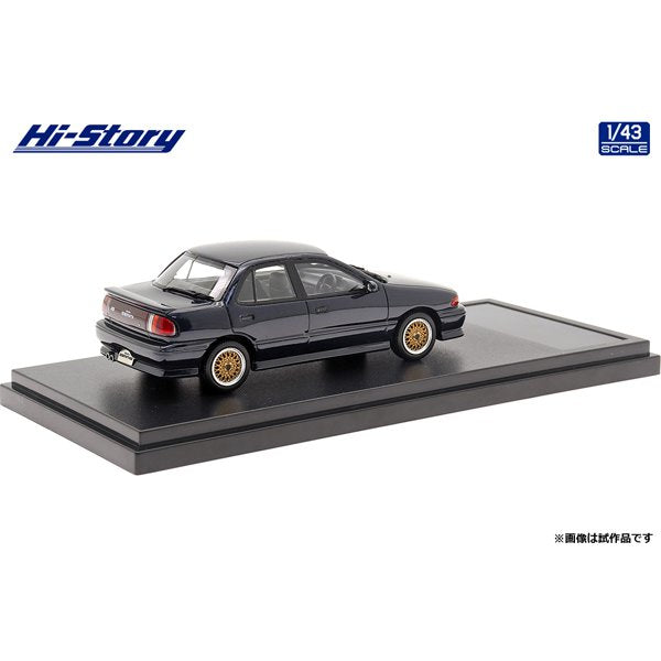 [Back-order] Hi-story HS375BL 1:43 ISUZU GEMINI ZZ 1990 Customized Mystic Blue Mica Resin