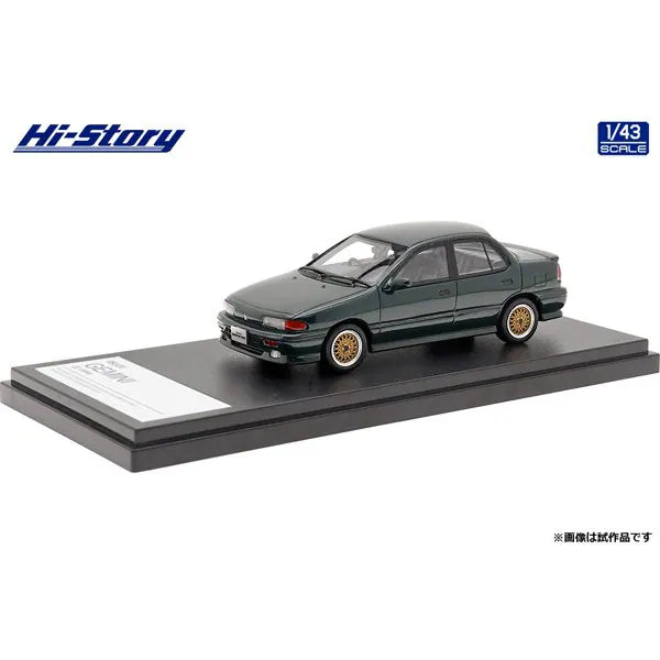 [Back-order] Hi-story HS375GR 1:43 ISUZU GEMINI ZZ 1990 Customized British Green Mica Resin