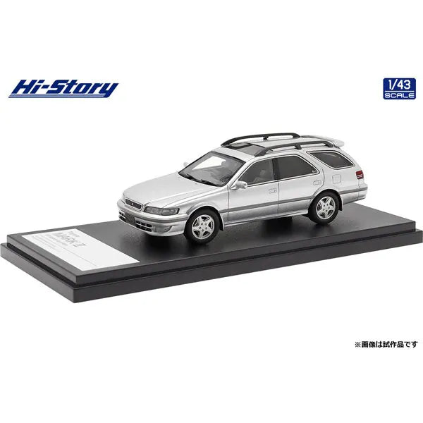 [Back-order] Hi-story HS373SL 1:43 Toyota MARK II 3.0 Qualis G 1997 Silver Metallic Resin