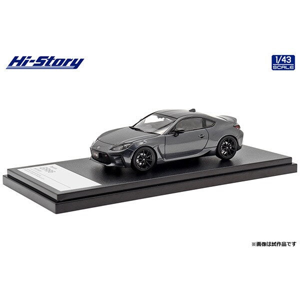 [ Back-order ] Hi-Story HS384GY 1:43 Toyota GR86 RZ 2021 Magnetite Gray Metallic Diecast model car