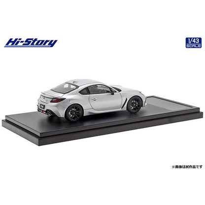[ Back-order ] Hi-Story HS384SL 1:43 Toyota GR86 RZ 2021 Ice Silver Metallic Diecast model car