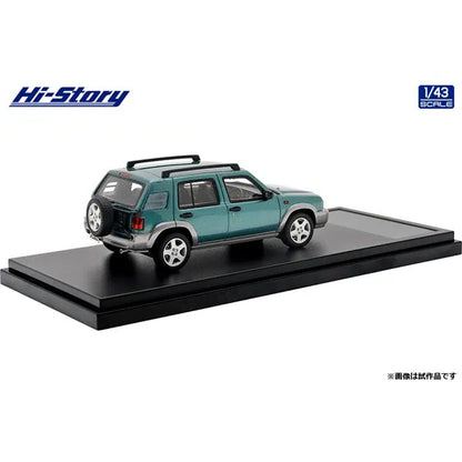 [Back-order] Hi-story HS377GR 1:43 NISSAN RASHEEN FORZA S package 1998 Emerald Green PM/Sonic Silver M Two Tone Resin