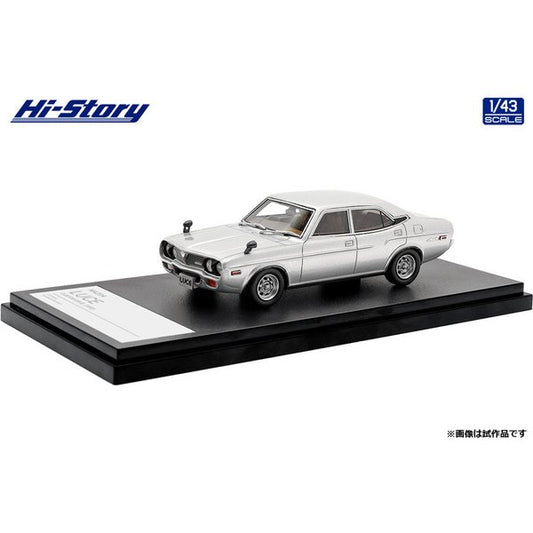 [Back-order] Hi-Story HS371SL 1:43 MAZDA LUCE CUSTOM GR II 1972 Silver Metallic Resin