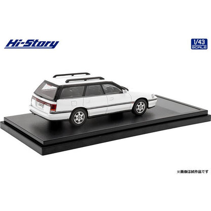 [Back-order] Hi-Story HS343WH 1:43 SUBARU LEGACY Touring Wagon GT 1992 Feather White Resin