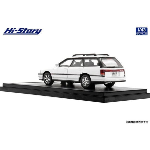 [Back-order] Hi-Story HS343WH 1:43 SUBARU LEGACY Touring Wagon GT 1992 Feather White Resin