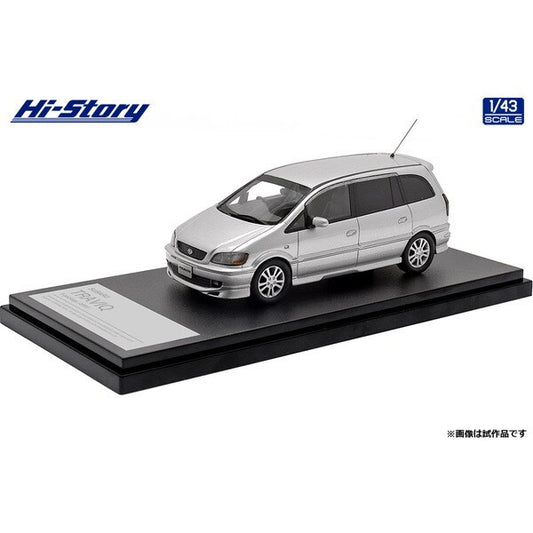 [ Back-order ] Hi-Story HS419SL 1:43 SUBARU TRAVIQ S-package 2001 Star Silver Metallic resin model car