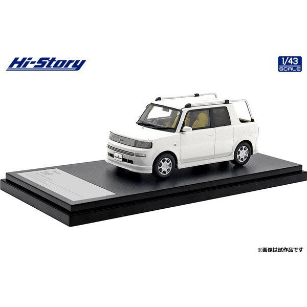 [ Back-order ] Hi-Story HS430WH 1:43 Toyota bB Open Deck 2001 White resin model car