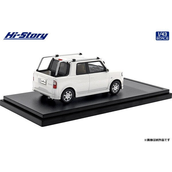 [ Back-order ] Hi-Story HS430WH 1:43 Toyota bB Open Deck 2001 White resin model car