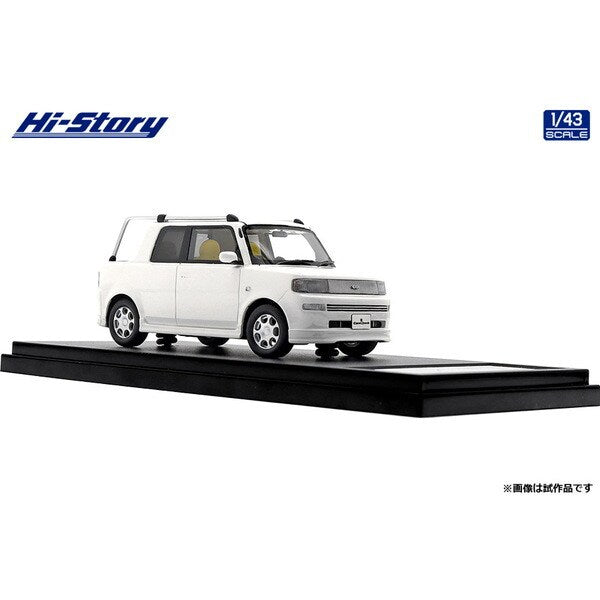 [ Back-order ] Hi-Story HS430WH 1:43 Toyota bB Open Deck 2001 White resin model car