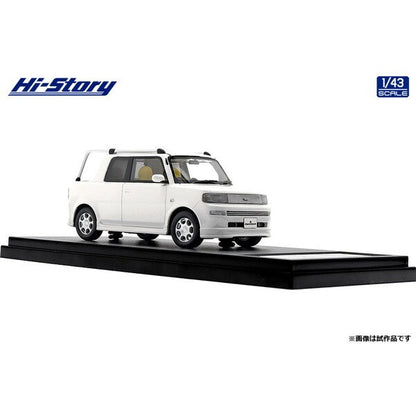 [ Back-order ] Hi-Story HS430WH 1:43 Toyota bB Open Deck 2001 White resin model car