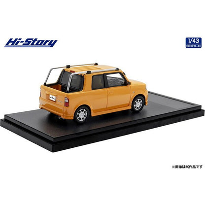 [ Back-order ] Hi-Story HS430YE 1:43 Toyota bB Open Deck 2001 Yellow resin model car