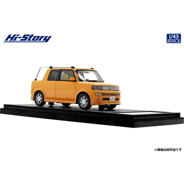 [ Back-order ] Hi-Story HS430YE 1:43 Toyota bB Open Deck 2001 Yellow resin model car