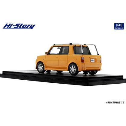 [ Back-order ] Hi-Story HS430YE 1:43 Toyota bB Open Deck 2001 Yellow resin model car