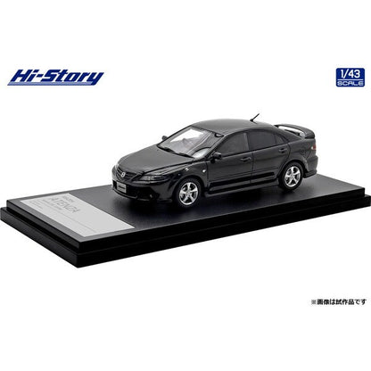[ Back-order ] Hi-Story HS436BK 1:43 MAZDA ATENZA Sports 23S 2002 Black Mica resin model car