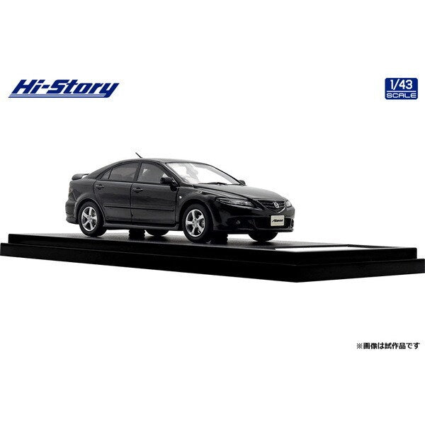 [ Back-order ] Hi-Story HS436BK 1:43 MAZDA ATENZA Sports 23S 2002 Black Mica resin model car