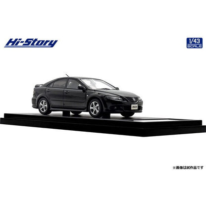 [ Back-order ] Hi-Story HS436BK 1:43 MAZDA ATENZA Sports 23S 2002 Black Mica resin model car