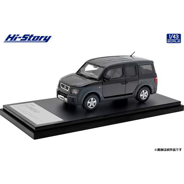 [ Back-order ] Hi-Story HS434BK 1:43 Honda ELEMENT 2003 Nighthawk Black Pearl resin model car