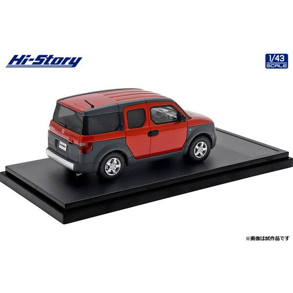[ Back-order ] Hi-Story HS434OR 1:43 Honda ELEMENT 2003 Sunset Orange Pearl resin model car