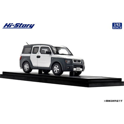 [ Back-order ] Hi-Story HS434SL 1:43 Honda ELEMENT 2003 Satin Silver Metallic resin model car