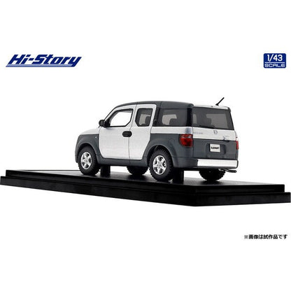 [ Back-order ] Hi-Story HS434SL 1:43 Honda ELEMENT 2003 Satin Silver Metallic resin model car