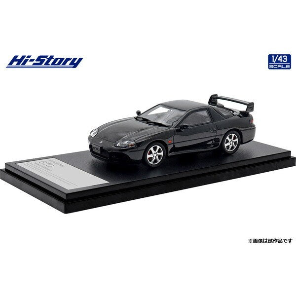 [ Back-order ] Hi-Story HS442BK 1:43 MITSUBISHI GTO TWIN TURBO 1998 Pyrenees Black resin model car