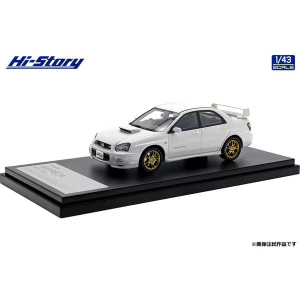 [ Back-order ] Hi-Story HS433WH 1:43 SUBARU IMPREZA WRX STi 2002
Pure White resin model car