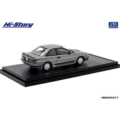 [ Back-order ] Hi-Story HS447GY 1:43 Toyota Corolla Levin GT-Z 1987 Gray Metallic resin model car