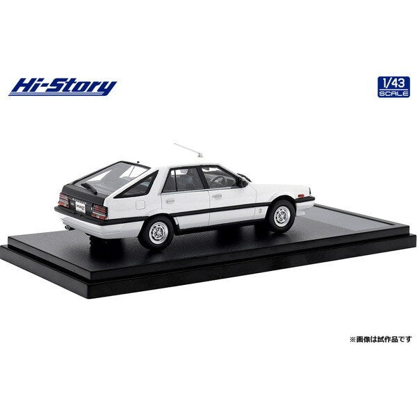 [ Back-order ] Hi-Story HS438WH 1:43 Nissan Skyline Hatchback 2000 Turbo GT-E X 1984 White resin model car