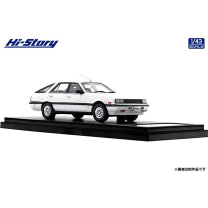[ Back-order ] Hi-Story HS438WH 1:43 Nissan Skyline Hatchback 2000 Turbo GT-E X 1984 White resin model car