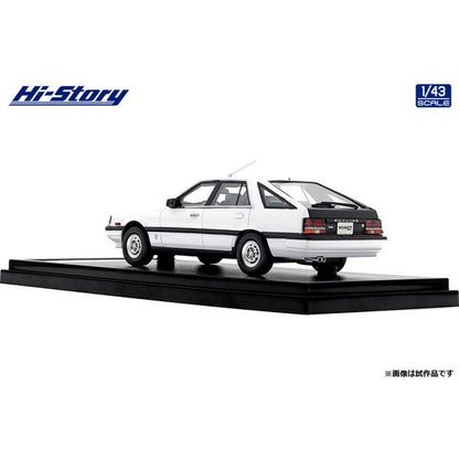 [ Back-order ] Hi-Story HS438WH 1:43 Nissan Skyline Hatchback 2000 Turbo GT-E X 1984 White resin model car