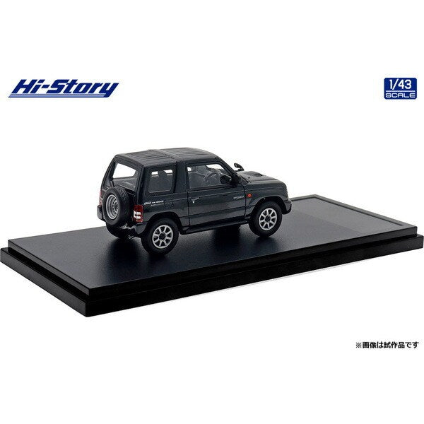 [ Back-order ] Hi-Story HS459GY 1:43 MITSUBISHI PAJERO MINI VR-II 1994 Gravy Charcoal resin model car