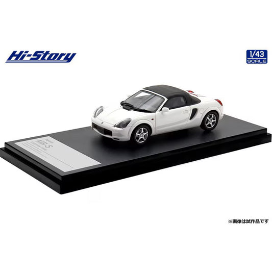 [ Back-order ] Hi-Story HS478WH 1:43 Toyota MR-S S EDITION 1999 Super White II resin model car
