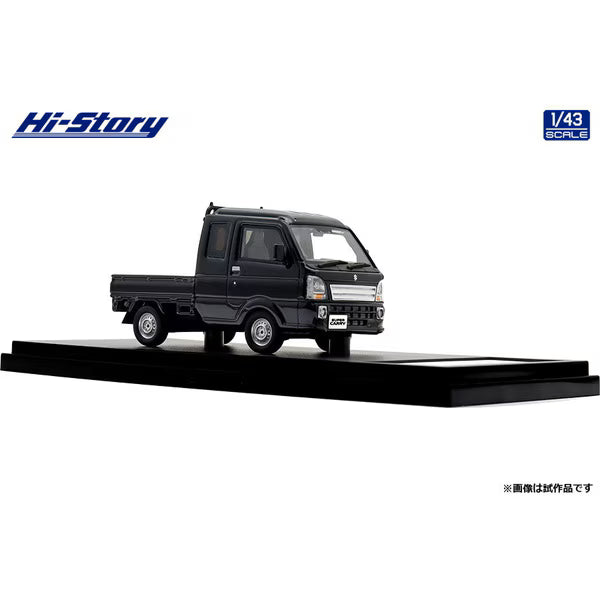 [ Back-order ] Hi-Story HS482BK 1:43 SUZUKI SUPER CARRY X 2023 Bluish Black Pearl 3 resin model car
