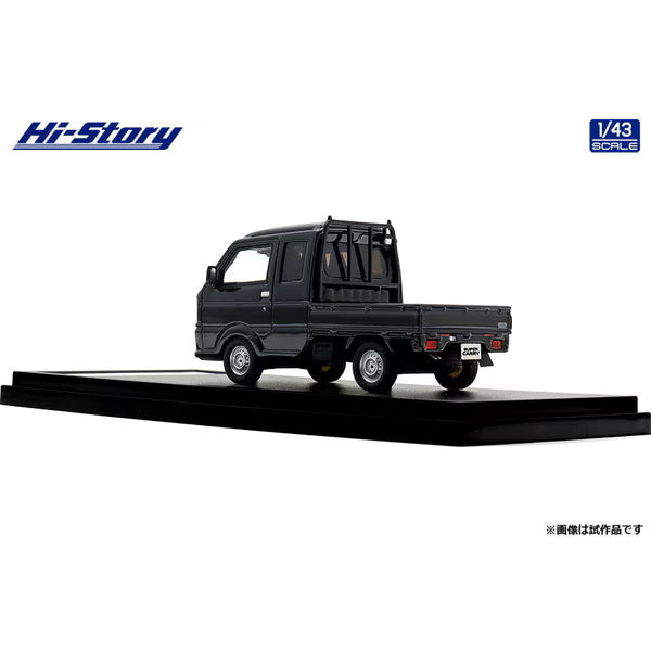 [ Back-order ] Hi-Story HS482BK 1:43 SUZUKI SUPER CARRY X 2023 Bluish Black Pearl 3 resin model car