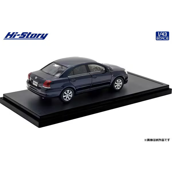 [ Back-order ] Hi-Story HS504BL 1:43 Toyota AVENSIS Li 2003 Dark Blue Mica Metallic resin model car