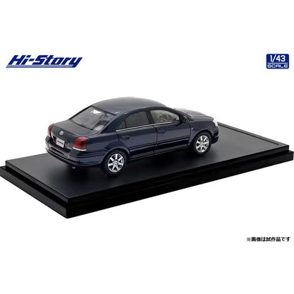 [ Back-order ] Hi-Story HS504BL 1:43 Toyota AVENSIS Li 2003 Dark Blue Mica Metallic resin model car