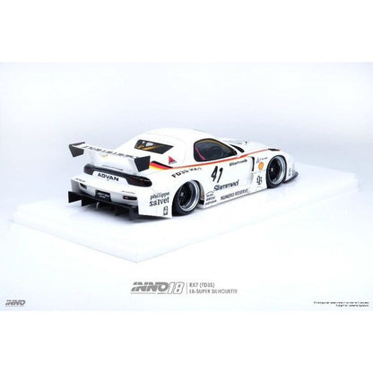 [ Back-order ] INNO Models IN18-LBWKRX7-02 1:18 Mazda RX7 FD3S LB-WORKS Super Silhouette White model car