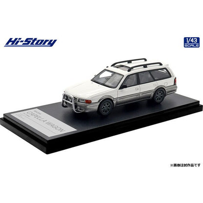 [ Back-order ] Hi-Story HS506WH 1:43 MAZDA CAPELLA WAGON FX 1994 Chastity White Silent Silver Metallic resin model car